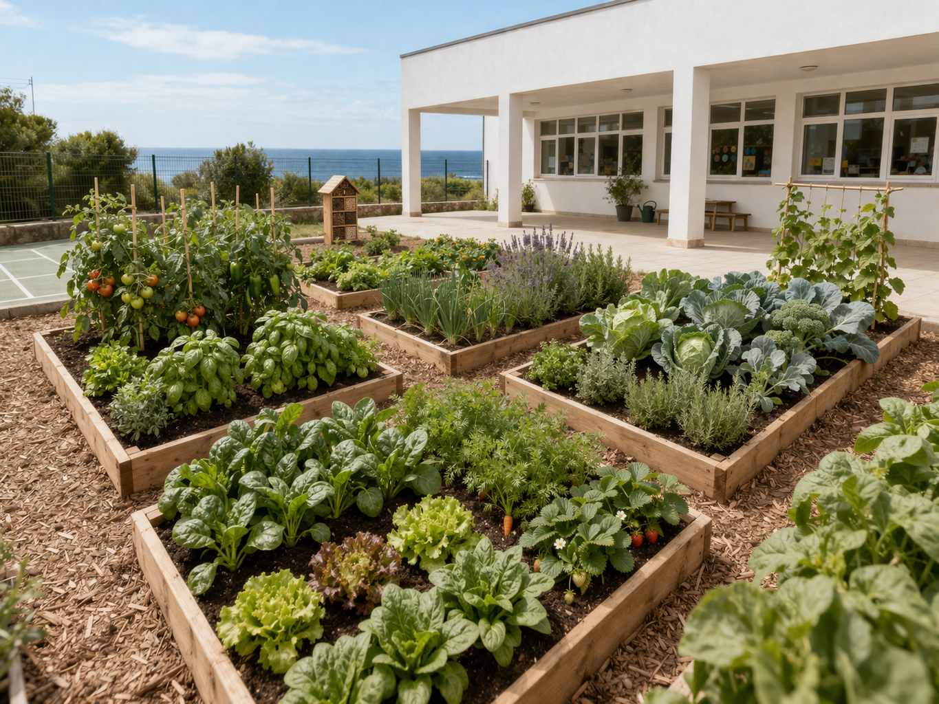 Huerto escolar ecológico